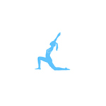 Yoga Icon Blue